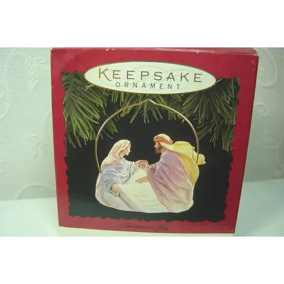 HALLMARK NATIVITY TREE ORNAMENT-1997 & CHRISTMAS JOY-1996-NATIVITY THEME - Picture 8 of 9